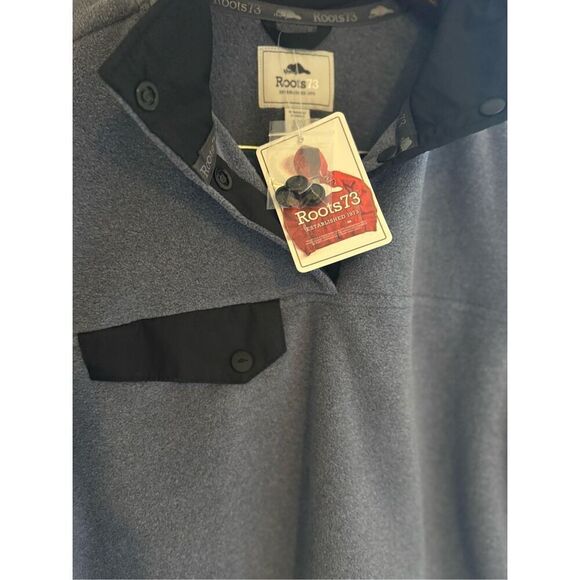 NWT New Roots 73 Quarter Button Sweatshirt Women’s Large - Picture 4 of 10